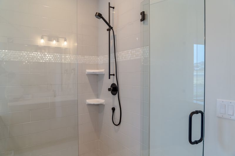 Modern Shower with Bench